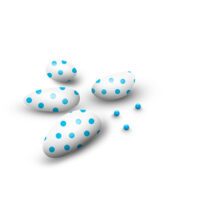 Confetti Papa – Bianco Celesti Pois – Confetti Cioccolato Fondente 60% Senza Glutine 500 g (130 pz) per Nascita, Battesimo e Confettata - immagine 2