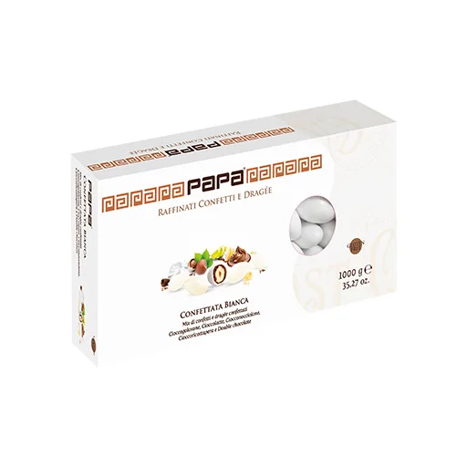 21421-jpg.webp Confetti Papa – Macedonia 5 Gusti – 1 Kg – Confetti alla Mandorla con Cioccolato alla Frutta, Colorati e Senza Glutine per Confettata - immagine 1