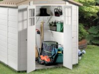 Garofalo Tuscany Evo 200 Casetta da Giardino in Legno 202,5x162,5x216 cm con Finestre e Porta a Doppia Anta - immagine 7