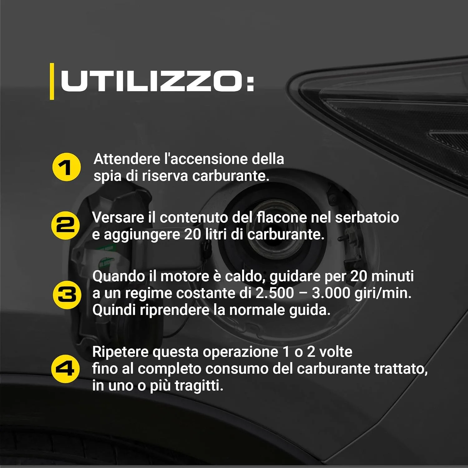 Bardahl – Pulitore Diesel 5 In 1 – Additivo multifunzionale per la pulizia dell’impianto di alimentazione dei motori diesel (500 ml) - immagine 4