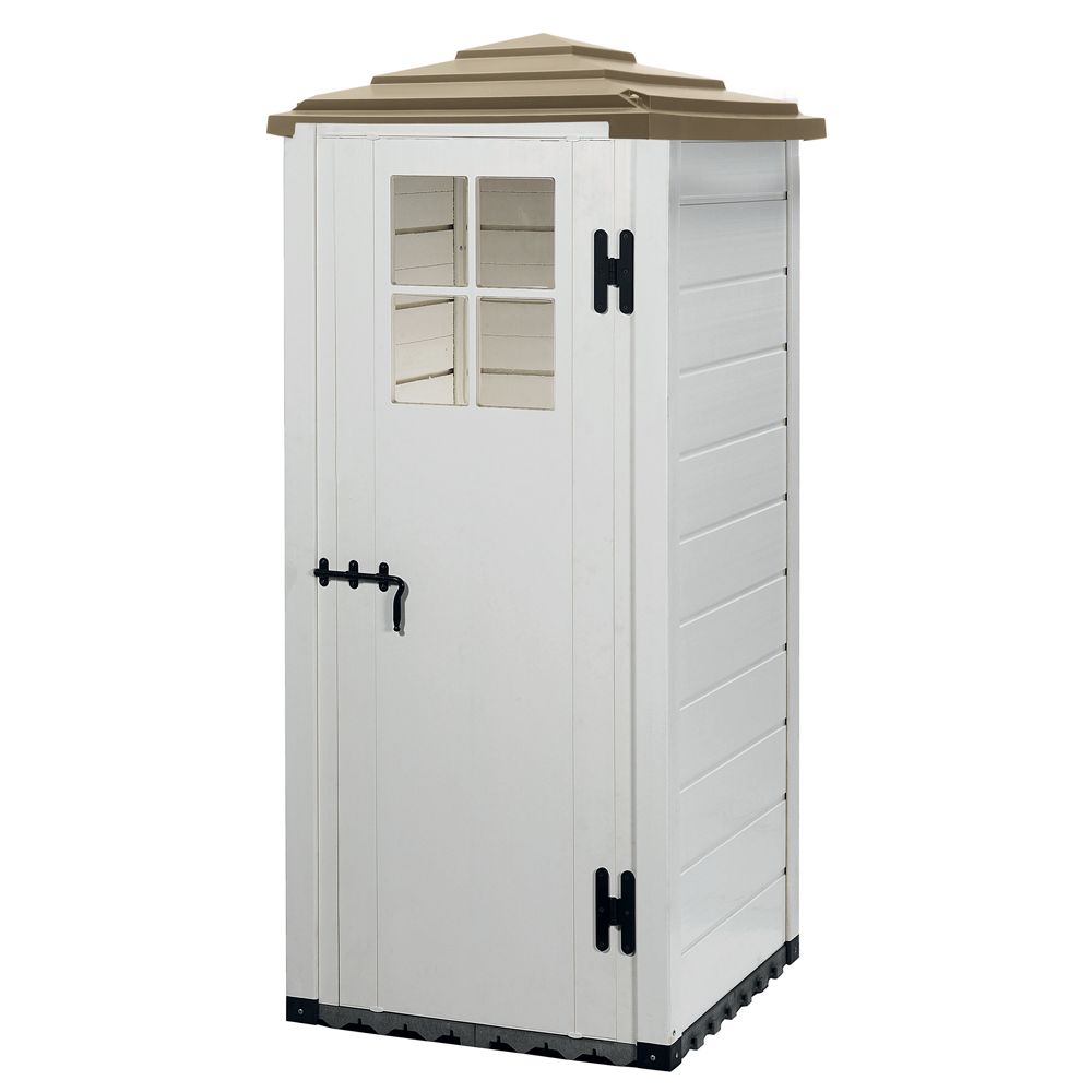Garofalo Tuscany Evo 80 Pagoda Casetta Porta Attrezzi in Legno 82,5×82,5×198 cm con Finestra