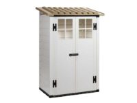 Garofalo – Tuscany Evo 100 Casetta da Giardino in Legno 122,5x82,5x201 cm con Finestre e Porta a Doppia Anta - immagine 4