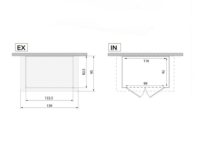 Garofalo – Tuscany Evo 100 Casetta da Giardino in Legno 122,5x82,5x201 cm con Finestre e Porta a Doppia Anta - immagine 10