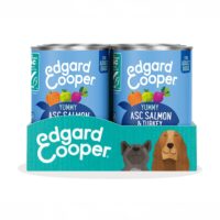 Edgard & Cooper Cibo Umido Cani Adulti 6x400g Salmone e Tacchino – Senza Cereali e Ricco di Omega-3 – Carne e Pesce Freschi - immagine 2