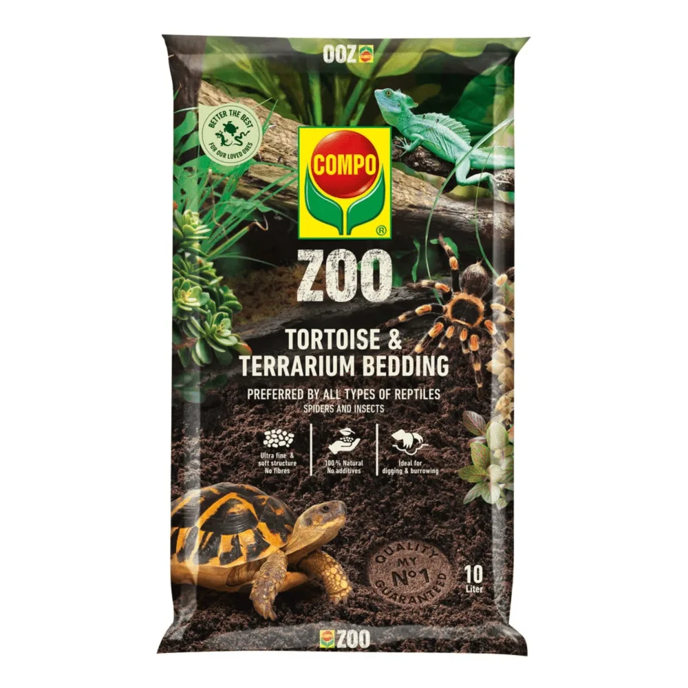 compo-zoo-lettiera-tartarughe-rettili-terrari-10-litri.jpg Confezione di COMPO ZOO Lettiera da 10 litri, substrato naturale a base di legno per tartarughe di terra e rettili.