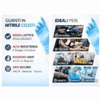100 Guanti Monouso in Nitrile Taglia L – Senza Lattice, Resistenti e Antiallergici - immagine 2