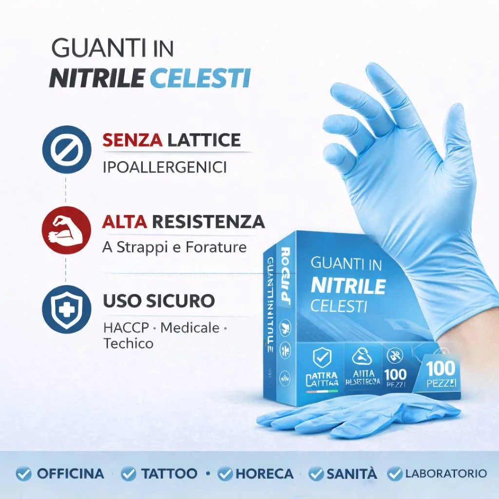 100 Guanti Monouso in Nitrile Taglia L – Senza Lattice, Resistenti e Antiallergici - immagine 5
