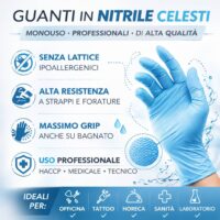 100 Guanti Monouso in Nitrile Taglia M – Senza Lattice, Resistenti e Antiallergici - immagine 6