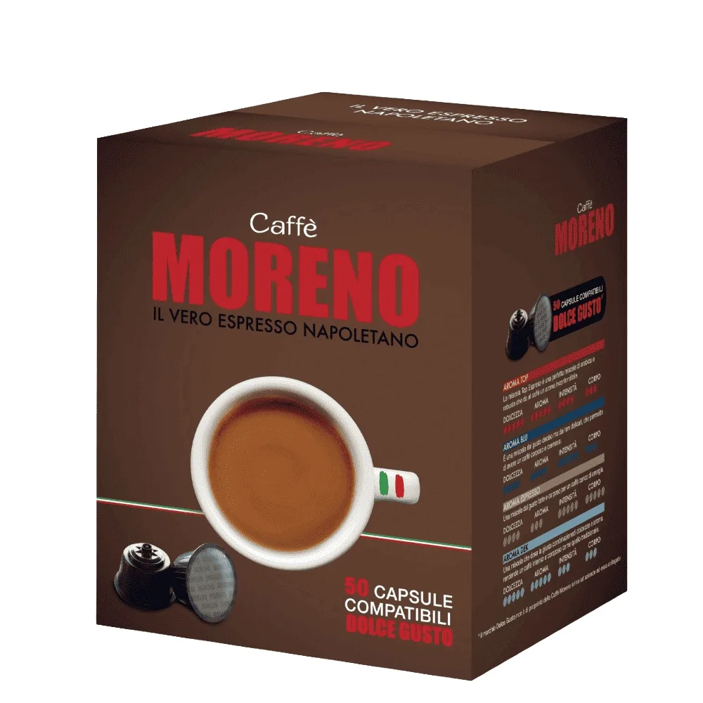 21642-jpg.webp Caffè Moreno Espresso Bar – Capsule Compatibili Dolce Gusto, Caffè Intenso e Cremoso - immagine 1