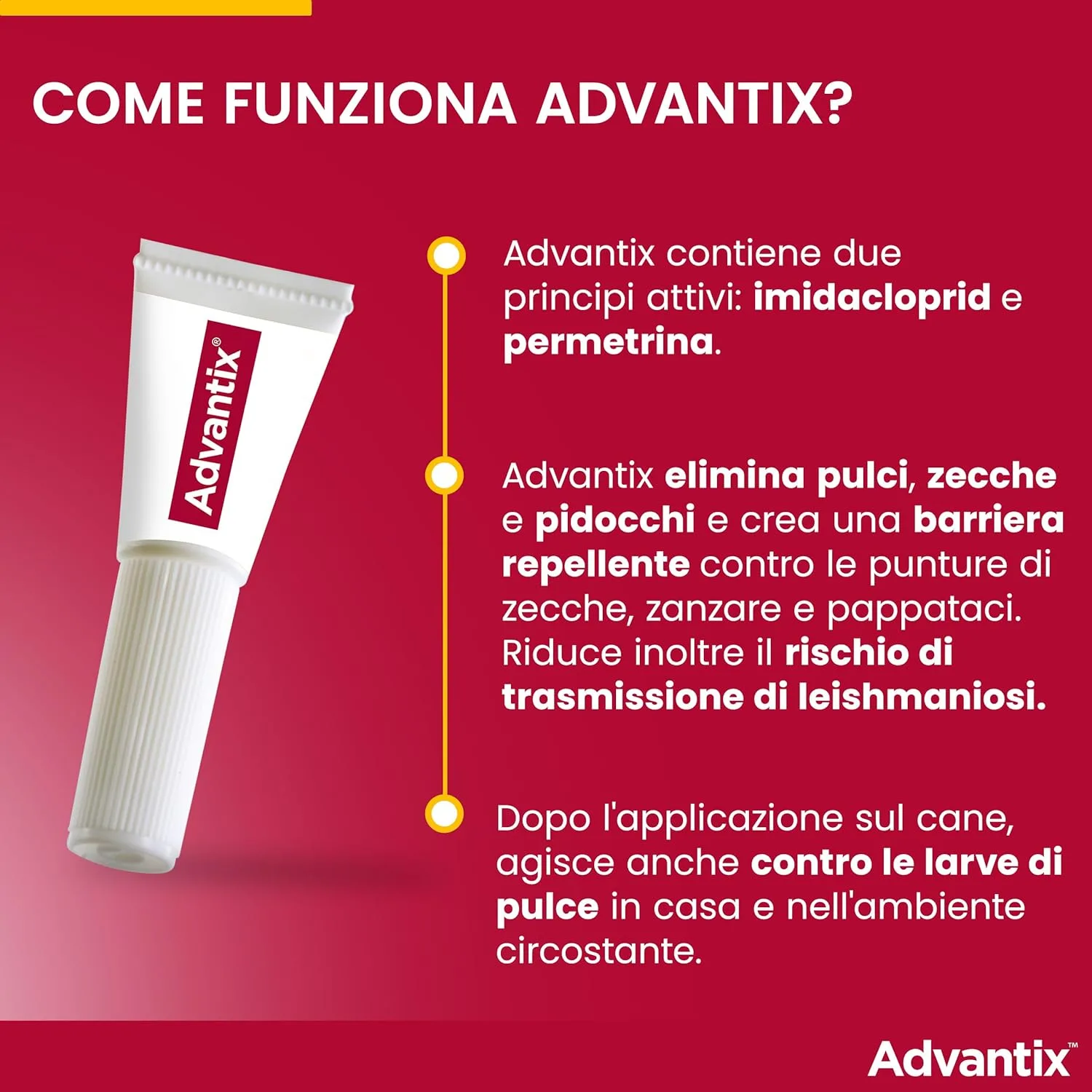 Advantix – Spot-on Cani Taglia Media (10-25 kg) – Antiparassitario Completo 4 Pipette – Prevenzione Leishmaniosi - immagine 6