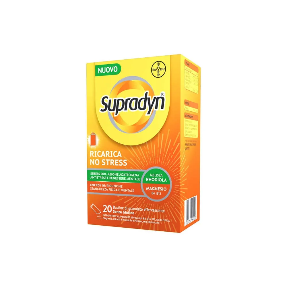 Supradyn Ricarica No Stress 20 Bustine Limone - immagine 2