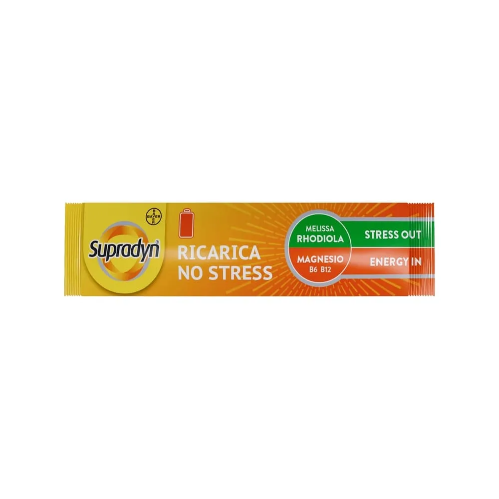 Supradyn Ricarica No Stress 20 Bustine Limone - immagine 3