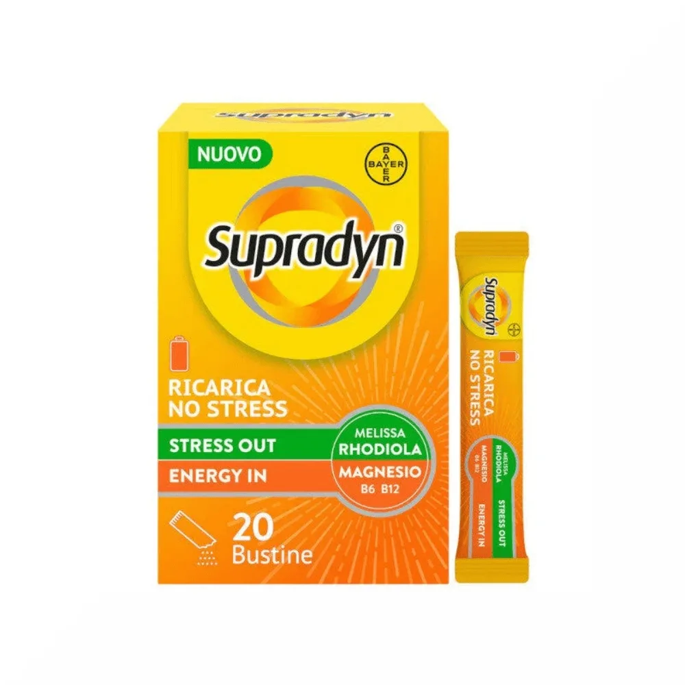 Supradyn Ricarica No Stress 20 Bustine Limone - immagine 4