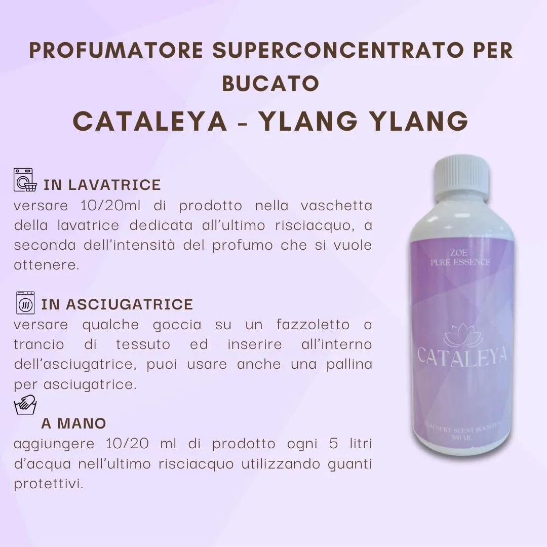 Cataleya Essenza Bucato Ylang Ylang 500 ml - immagine 2
