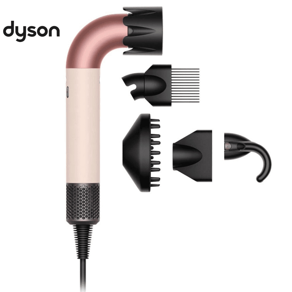 Dyson Supersonic r™ Professional Oro Rosa/Cipria – Asciugacapelli Ergonomico Intelligente – Tecnologia RFID Professionale