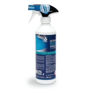 Tanica di detergente SB016 per la pulizia profonda di bordi piscina, pareti e sistemi idromassaggio.