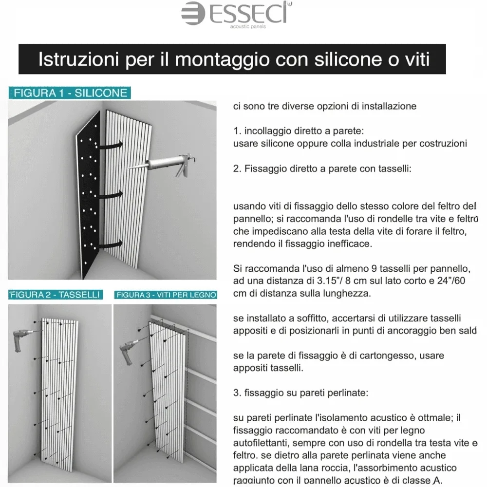 Esseci – Pannelli Acustici in Legno – Fonoassorbenti a Doghe – Diverse Varianti e Finiture di Pregio - immagine 3