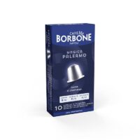 Caffè Borbone Capsule Alluminio Compatibili Nespresso – Miscela Magica Palermo – Espresso Ricco e Aromatico