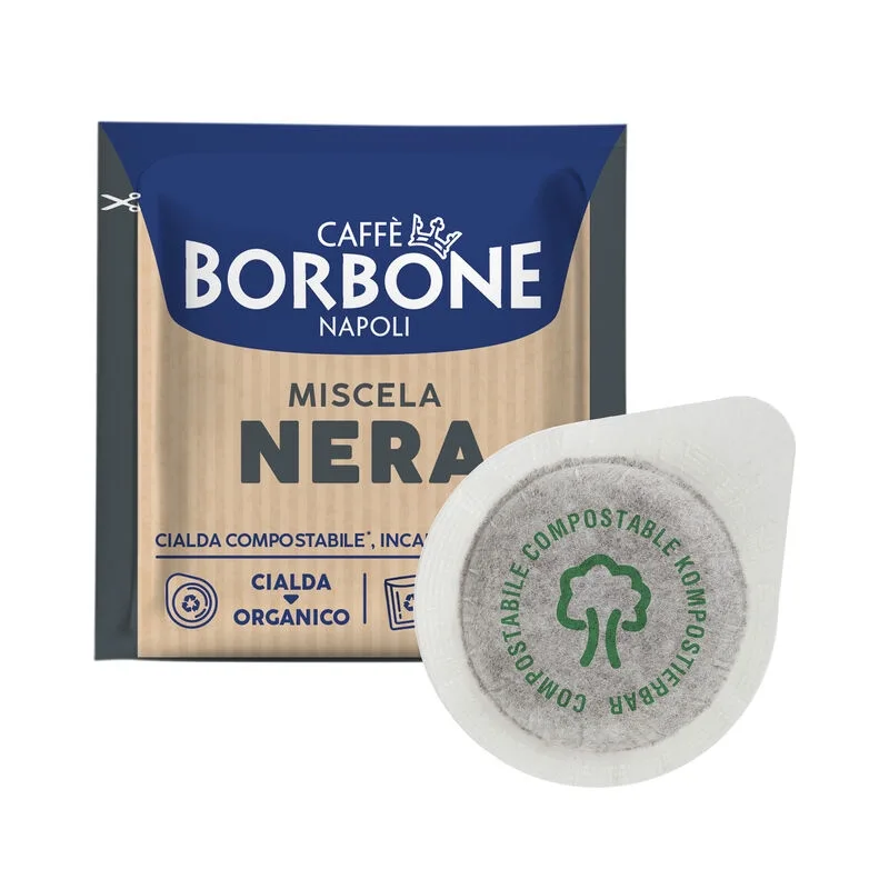 21850-jpg.webp Caffè Borbone Cialda Compostabile Miscela Nera – Cialde Sistema ESE – Caffè Espresso Intenso e Sostenibile - immagine 1