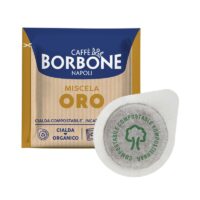 Caffè Borbone Miscela Oro – Cialde ESE 44mm in Carta Filtro – Gusto Equilibrato e Cremoso