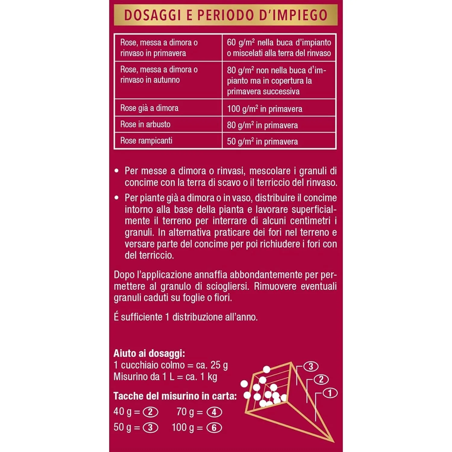 Compo – Concime per Rose a Lenta Cessione - 1 kg - Nutrizione Stagionale 6 Mesi - Per Fioriture Abbondanti e Profumate - immagine 7