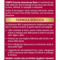 Compo – Concime per Rose a Lenta Cessione - 1 kg - Nutrizione Stagionale 6 Mesi - Per Fioriture Abbondanti e Profumate - immagine 5
