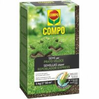 Confezione di sementi COMPO Prato Veloce da 1 kg, miscela di alta qualità per una crescita rapida dell'erba.