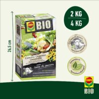 Compo Bio – Concime Organico Universale - 2 Kg - 100% Naturale - Consentito in Agricoltura Biologica - Per Orto, Fiori e Piante Verdi - immagine 4