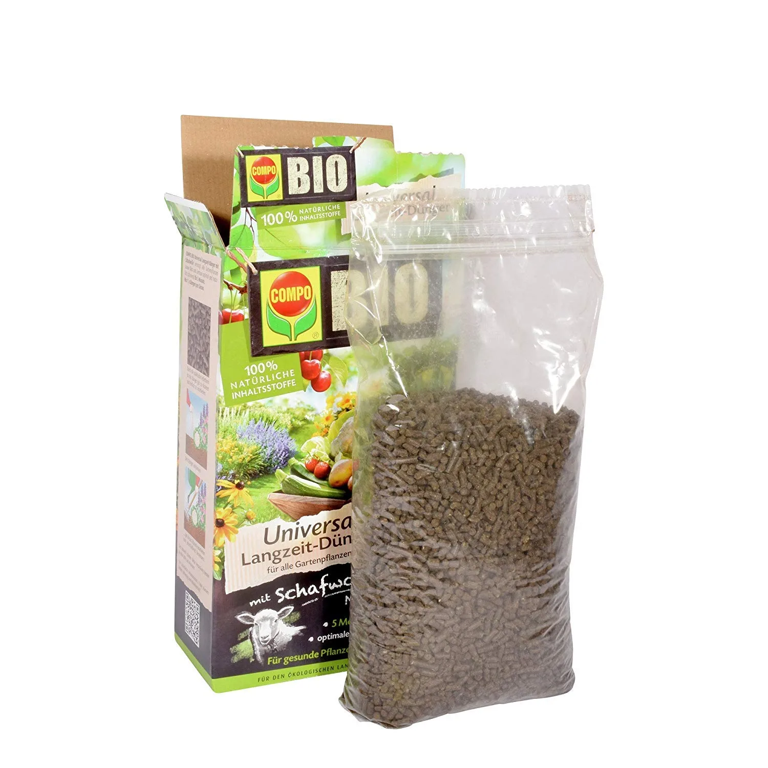 Compo Bio – Concime Organico Universale - 2 Kg - 100% Naturale - Consentito in Agricoltura Biologica - Per Orto, Fiori e Piante Verdi - immagine 5