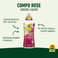 Compo – Concime per Rose - 1 Litro - Stimola la Fioritura e l'Intensità dei Profumi - Per Rose in Vaso e in Piena Terra - immagine 3