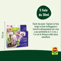 Compo – Nutrimento in Gocce per Orchidee - 5 Fiale da 30 ml - Pronto all'Uso - Nutre per 15 Giorni - Favorisce Fioriture Durature - immagine 5