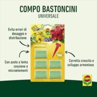 Compo – Concime in Bastoncini Universali - 30 Pezzi - Nutre fino a 3 Mesi - Per Piante Verdi e Fiorite - Facile e Pulito - immagine 2