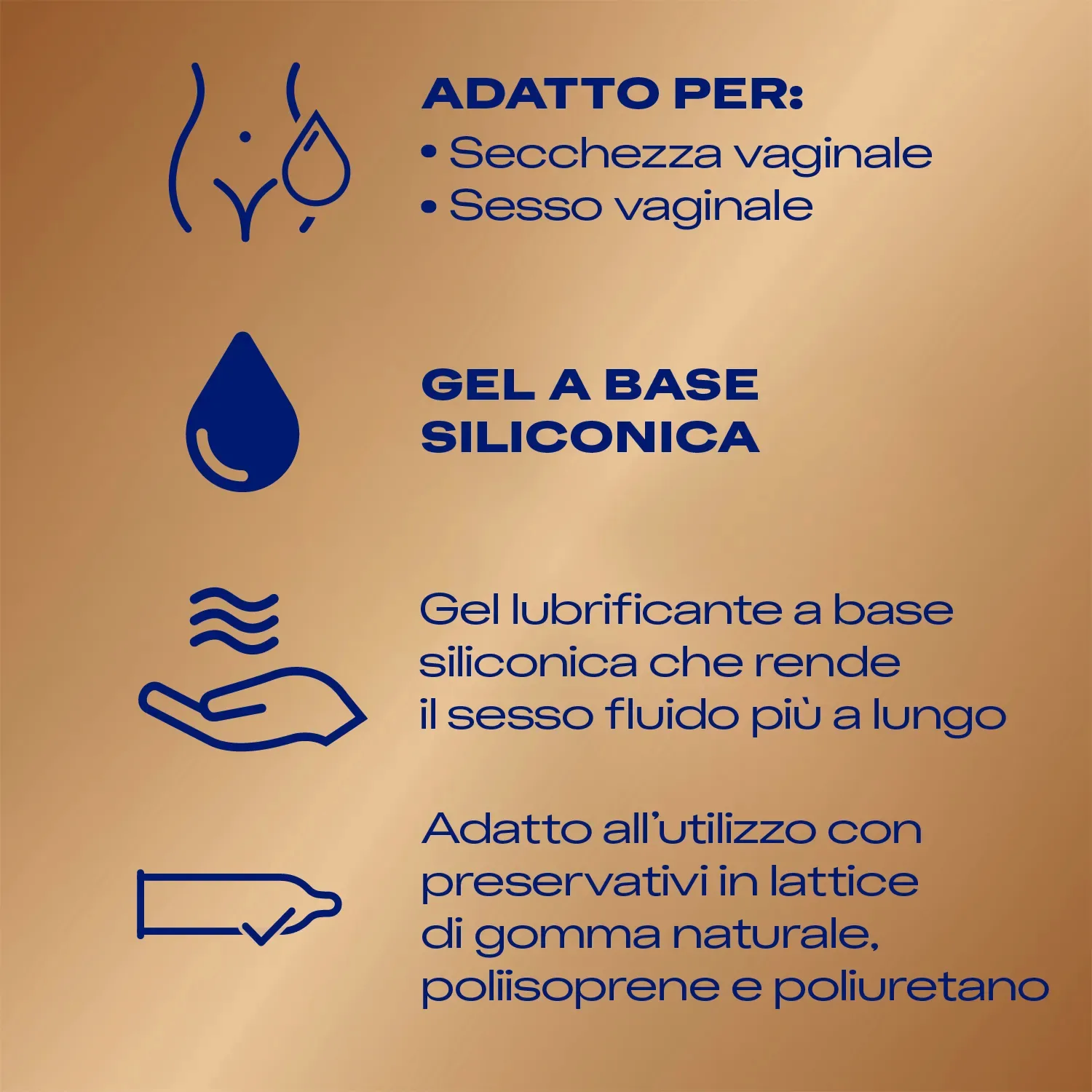 Durex Real Feel Gel Lubrificante - 50 ml - Formula a Base Siliconica Silk-Touch - Idratazione Prolungata e Comfort Elevato - immagine 2