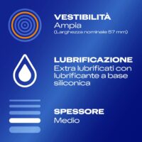 Durex Settebello XL - 5 Pezzi - Preservativi Extra Large Larghezza 57mm - Comfort Elevato e Vestibilità Ottimale - immagine 6