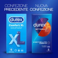 Durex Settebello XL - 5 Pezzi - Preservativi Extra Large Larghezza 57mm - Comfort Elevato e Vestibilità Ottimale - immagine 7