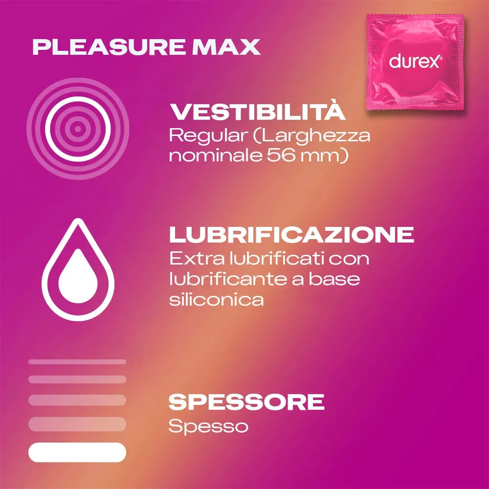 Durex Surprise Me - 40 Pezzi - Assortimento Mix di Preservativi Stimolanti, Sottili e Aromatizzati - Protezione e Comfort - immagine 6