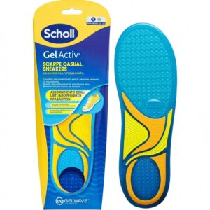 Solette Scholl GelActiv specifiche per sneakers e scarpe casual, design ergonomico, taglia 40 - 46.5.