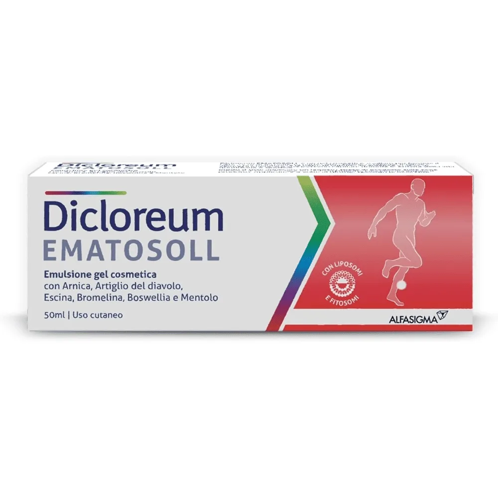 Dicloreum – EmatoSoll Emulsione Gel - Sollievo Rapido per la Pelle - Formula Leggera e a Rapido Assorbimento - Non Unta - immagine 2