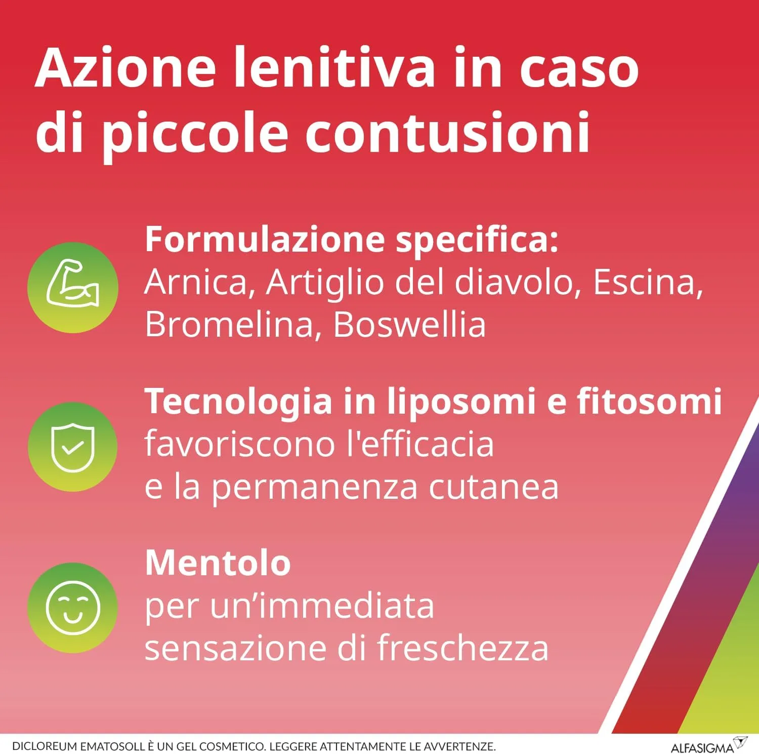Dicloreum – EmatoSoll Emulsione Gel - Sollievo Rapido per la Pelle - Formula Leggera e a Rapido Assorbimento - Non Unta - immagine 3