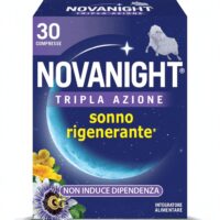 Novanight Integratore per il Sonno - 30 Capsule - Formula Tripla Azione - Aiuta ad Addormentarsi e Migliora la Qualità del Riposo