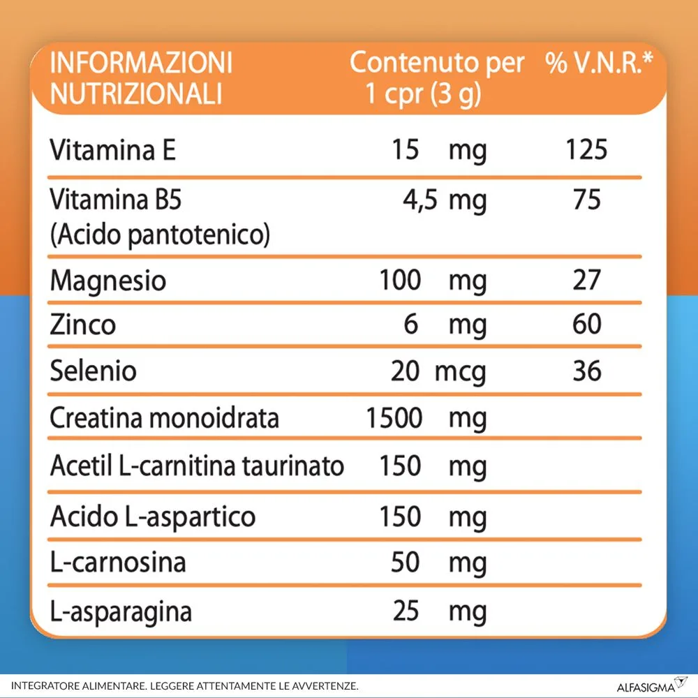 Carnidyn Plus Masticabile - 18 Compresse da 54 Gr  –Integratore Energetico Senza Acqua - Contrasta la Stanchezza Fisica e Mentale - Pratico e Veloce - immagine 8