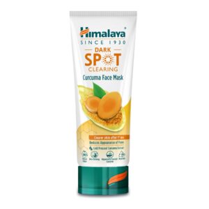 Maschera viso alla curcuma Himalaya per schiarire le macchie e uniformare il tono della pelle.