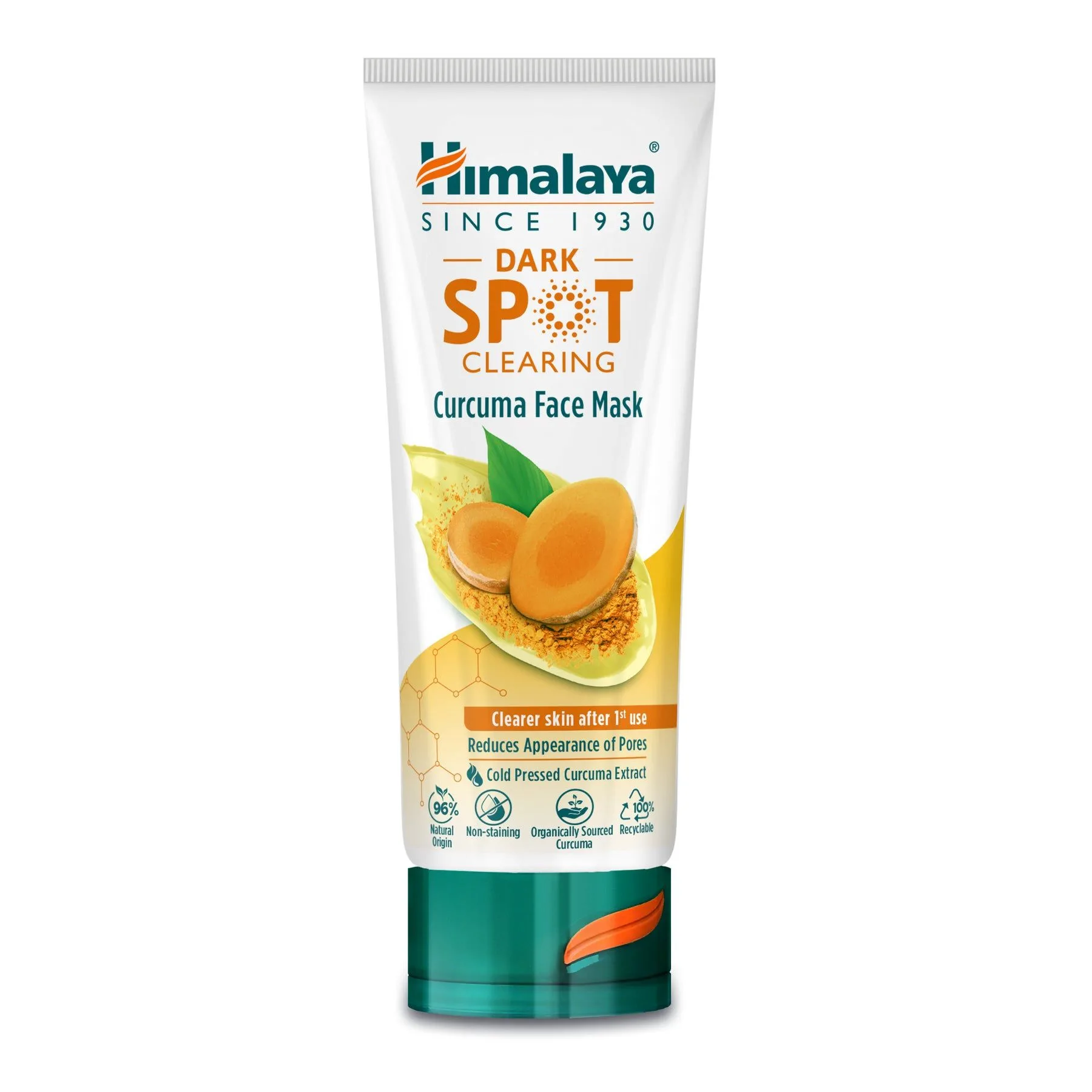 himalaya-maschera-viso-curcuma-illuminante.jpg Maschera viso alla curcuma Himalaya per schiarire le macchie e uniformare il tono della pelle.