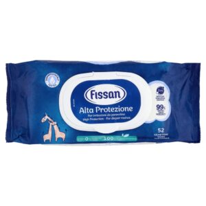 Maxi bundle di 12 confezioni di salviettine Fissan Baby Alta Protezione per neonati.