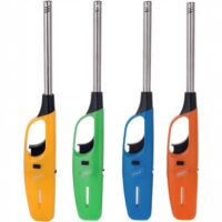 Polyflame Accendigas Ricaricabile 27cm - Pack 16 Pezzi - Accendino Lungo per Cucina, Candele e Camino - Design "Prof Fashion" - immagine 2