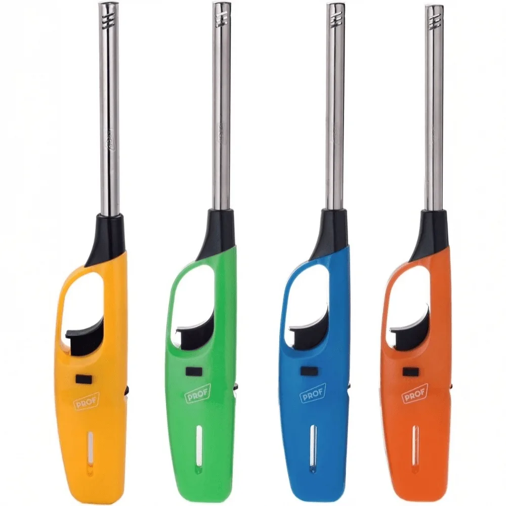 Polyflame Accendigas Ricaricabile 27cm - Pack 16 Pezzi - Accendino Lungo per Cucina, Candele e Camino - Design "Prof Fashion" - immagine 2