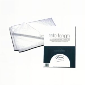Confezione da 50 pezzi di teli in cartene HD Roial per trattamenti estetici e fanghi corpo.