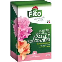 Confezione di Fito Concime Granulare specifico per Azalee, Rododendri e piante acidofile.