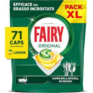 Confezione di capsule Fairy Tutto in 1 Original per lavastoviglie.