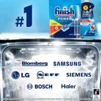 Finish Power Essential Fresh - Pastiglie Lavastoviglie - Potere Sgrassante - Freschezza Intensa - Pulito Brillante ad Ogni Lavaggio – Pack da 83 Pastiglie - immagine 9